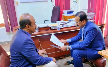 المحافظ بن الوزير يستعرض مع المدير الجديد لمكتب التخطيط والتعاون الدولي نشاط المكتب ومرتكزات خطة العام 2026م