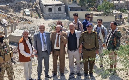 تسليم موقع حديقة وادي السلامي للمؤسسة الإقتصادية منطقة تعز لاستثمارها حديقة عامة