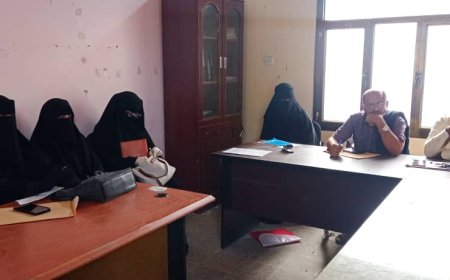 بازوكا يترأس الاجتماع الدوري لفريق التوجيه التربوي بمديرية الحوطة