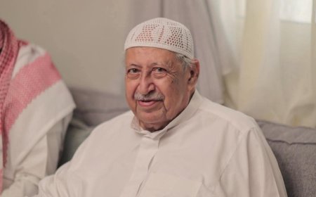 الشيخ محمد سالم هدران يعزّي في وفاة الشيخ حسين جابر بن شعيلة