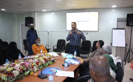 تربية ساحل حضرموت تختتم سلسلة الورشة التدريبية لشعبة التدريب والتأهيل لعام 2025م بورشة (القيم التربوية)