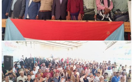 بثبات وإصرار: أبناء أبين يواصلون اعتصامهم المفتوح حتى تحقيق الاستقلال وإعلان الدولة