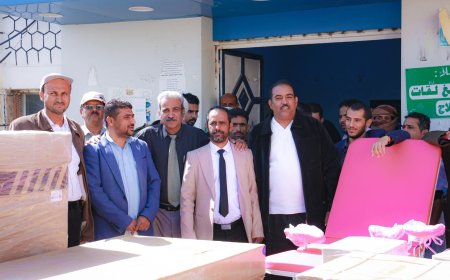 بدعم الإمارات.. محافظ شبوة يدشن التجهيزات الطبية للمستشفيات المحورية بالمحافظة