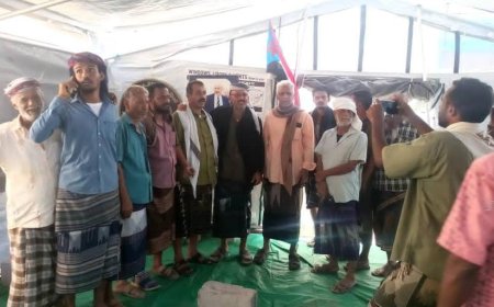 استمرار فعاليات الاعتصام في مديرية طور الباحة بمحافظة لحج