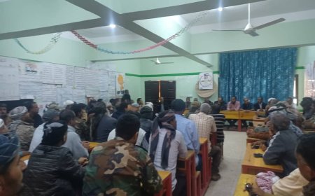 المجلس الانتقالي والسلطة المحلية بمديرية الضالع يعقدا إجتماعا مشترك ويعلنوا جاهزية جماهير المديرية لزحف صوب العاصمة عدن