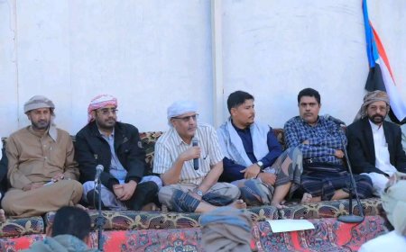 الكثيري يلتقي مشايخ ووجهاء مديرية حوره ووادي العين