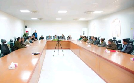 خلال اجتماع موسّع برئاسة المحافظ بن الوزير: السلطة المحلية بمحافظة شبوة تصدر بيانًا هامًا