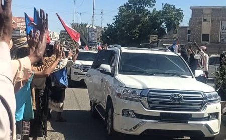 استقبال حاشد ومهيب للرئيس القائد عيدروس الزبيدي في زنجبار