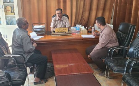 مدير عام مديرية القطن يلتقي مندوب منظمة الغذاء العالمي