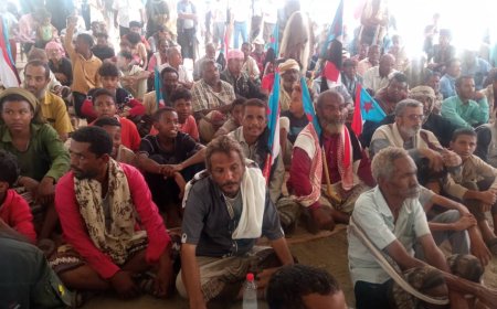 أبين تستمر في الاعتصام المفتوح: تجديد العهد للرئيس الزبيدي والتمسك بالاستقلال