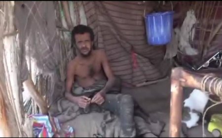 الخلية الإنسانية تستجيب لحالة إنسانية لمعاق في قرية قنزة.