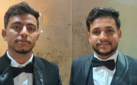 آل بن راجح يهنئون نجلي عبد الخالق بن ظفر الصانبي، الشابّين عبد الرحمن وجواد، بمناسبة زواجهما