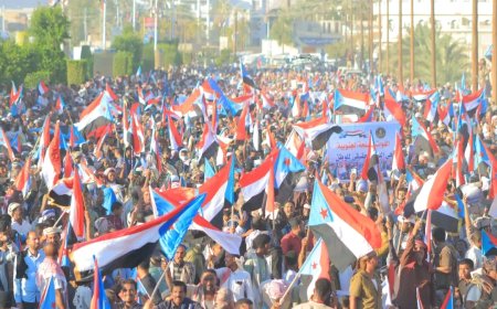 أبناء حضرموت يحتشدون في مدينة سيئون بمليونية "النصر وإعلان دولة الجنوب العربي"