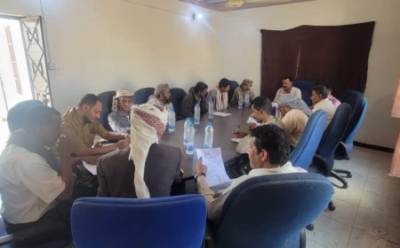 المكتب التنفيذي رضوم في دورته الاعتيادية يشيد بجهود المحافظ ابن الوزير ويعلن عن وقوف أبناء المديرية مع المشروع الجنوبي وحماية مكتسباته