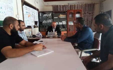زيارة تعارفية لمنظمة مهاد إلى مكتب الصحة بأبين لدعم مستشفى محنف بلودر
