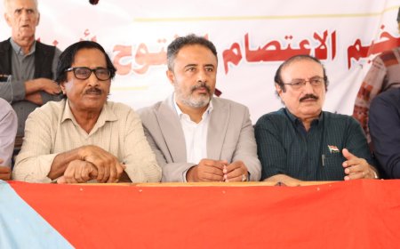 مخيم اعتصام زنجبار يستقبل قيادات وطنية ودعوات للثبات والمضي نحو إعلان دولة الجنوب العربي