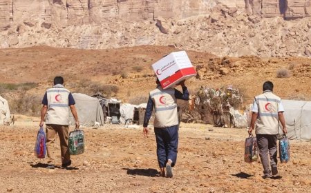 هلال الإمارات يدشن حملة كسوة الشتاء في أنحاء شبوة