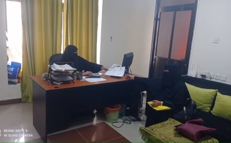 رئيسة جمعية ذوي الاحتياجات الخاصة بالمسيمير تزور مؤسسة الحق في الحياة لاطفال الشلل الدماغي بالعاصمة عدن