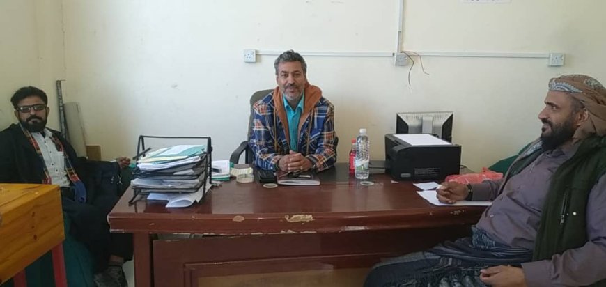 الصلاحي في زيارة تفقدية لمدرسة القعيطي بنين