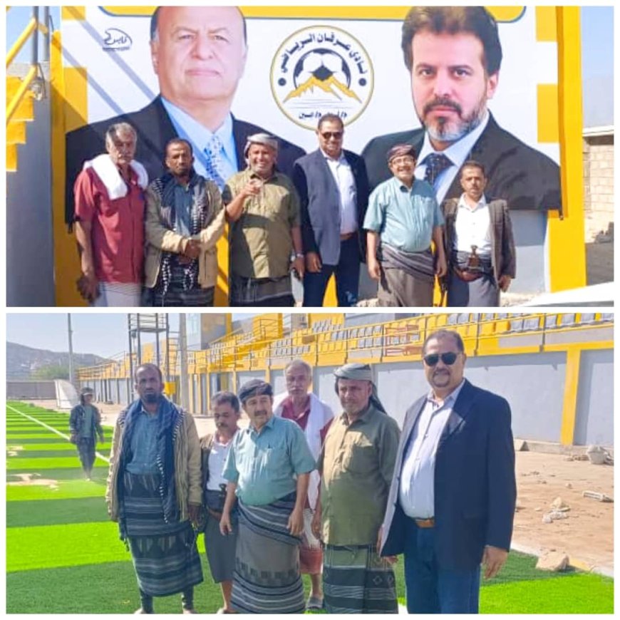 زيارة تفقدية لمدير عام لودر لملعب الناصر عرفان استعداداً للافتتاح