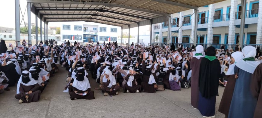 مؤسسة «لنا للتنمية» تدشن حملة توعوية لمكافحة الابتزاز الإلكتروني في ثانويات البنات بمديريات محافظة عدن ابتداءً بمديرية دارسعد