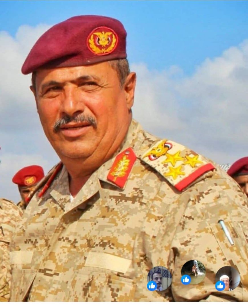 قائد محور ابين العملياتي يعزي ال السعيدي بوفاة سالم صالح الخضر السعيدي