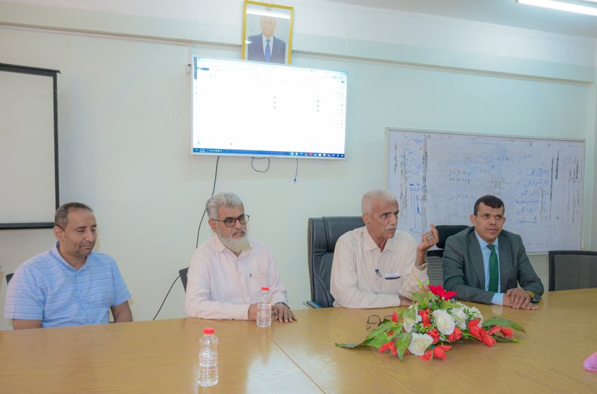 جامعة عدن تطلق تدريبًا تقنيًا لتأهيل ممثلي الكليات على النظام الموحد للبيانات