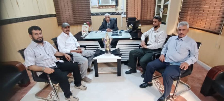 مدير التطوير الأكاديمي بجامعة أبين يزور مدارس النهضة النموذجية بجعار خنفر