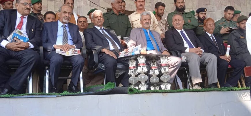 فريق التوجيه والرقابة الرئاسي يشارك فعالية كرنفالية احتفاءً بالذكرى الـ58 للاستقلال في لحج