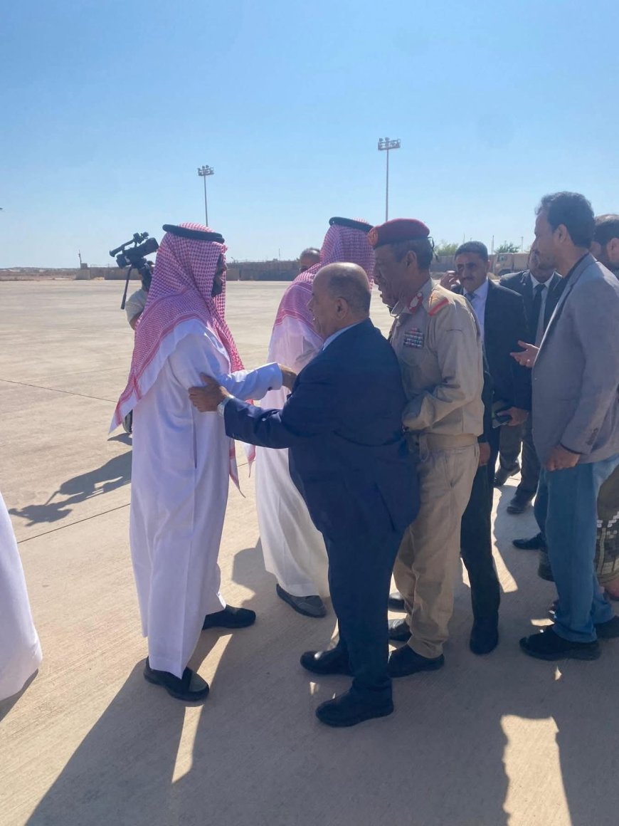 وفد أمني سعودي رفيع يصل المكلا لبحث التهدئة في حضرموت (صور)