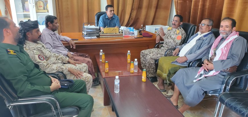 مدير عام مديرية القطن يلتقي العميد الركن عبدالدائم محمد صالح الشعيبي قائد لواء بارشيد