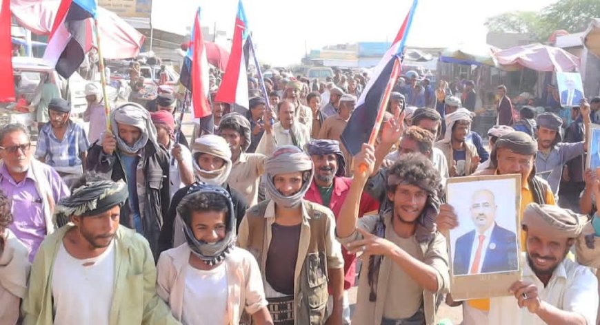 احتفاءً بانتصارات القوات الجنوبية..  مهرجان شعبي حاشد ينظمه انتقالي أبين