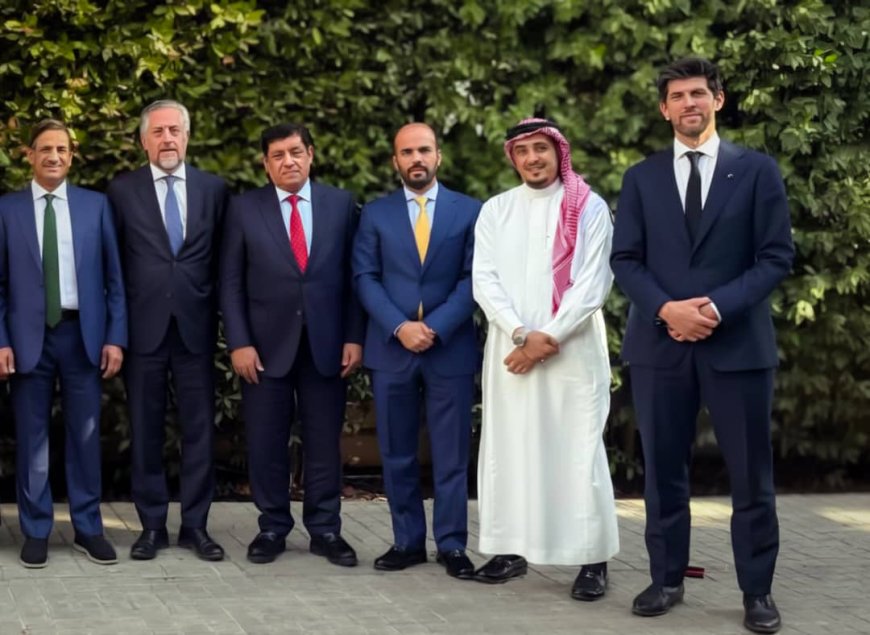 الرئيس التنفيذي لبنك القطيبي يشارك في لقاء مع سفير الاتحاد الأوروبي لبحث العلاقات التجارية