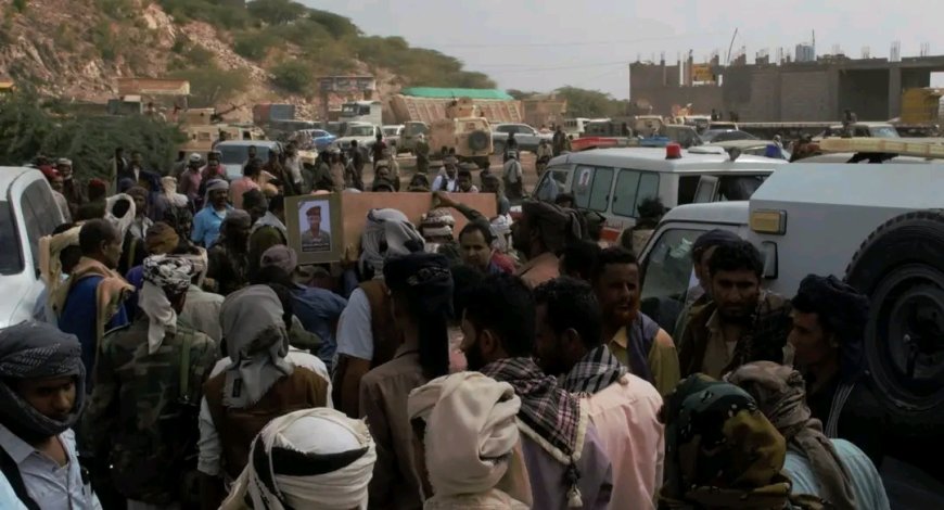 في موكب جنائزي مهيب محور طور الباحة يودع 5 من شهداء الواجب