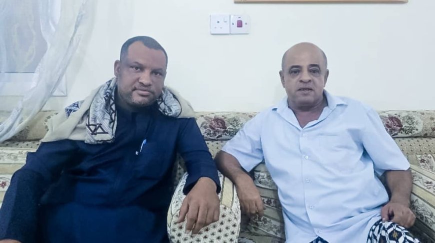 مدير الصحة في بروم ميفع يطمئن على صحة الدكتور محمد بافضل