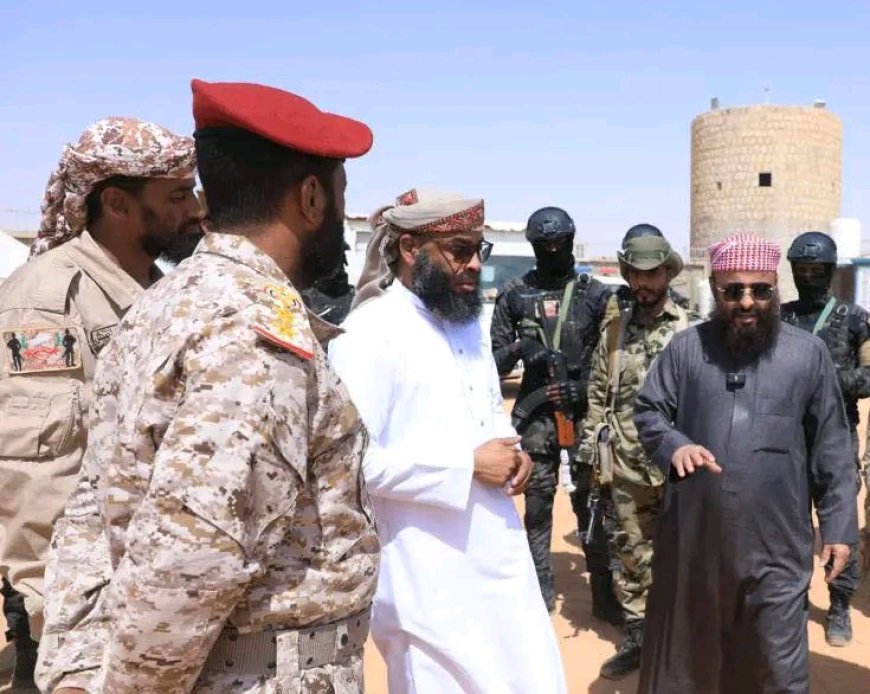 العميد/ بشير الصبيحي القائد العام لقوات درع الوطن يشرف ميدانياً على جاهزية القوات في حضرموت