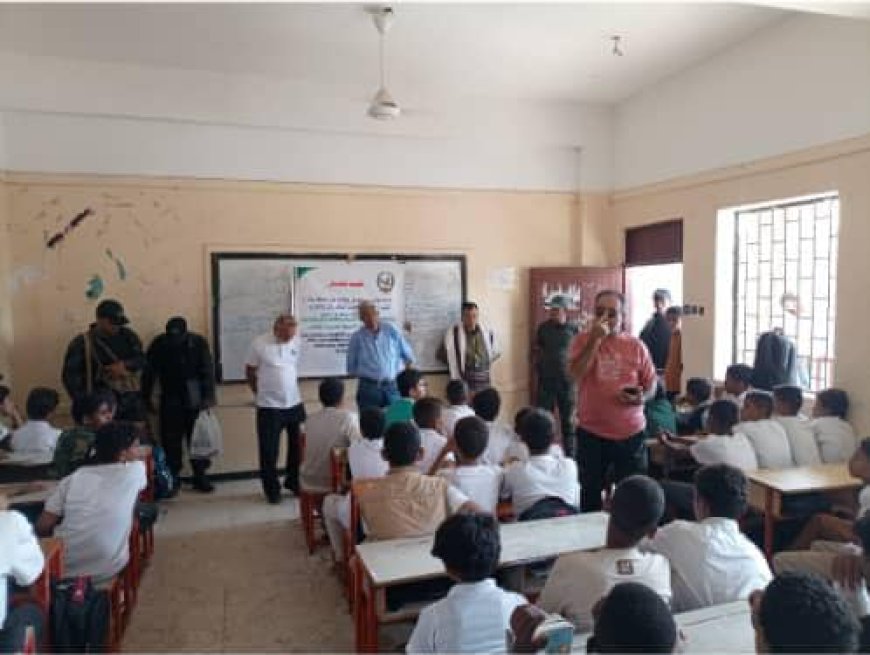 مكافحة المخدرات في أبين تنفّذ حملات توعوية تحت شعار: "معًا نحمي مستقبل أبنائنا من المخدرات"