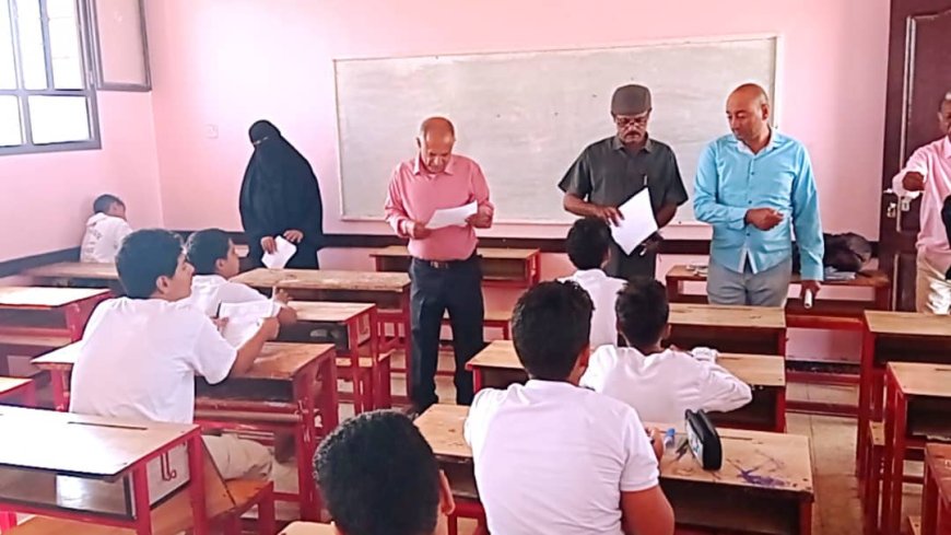 271800 طالب وطالبة يتقدمون لاختبارات الفصل الدراسي الأول بلحج