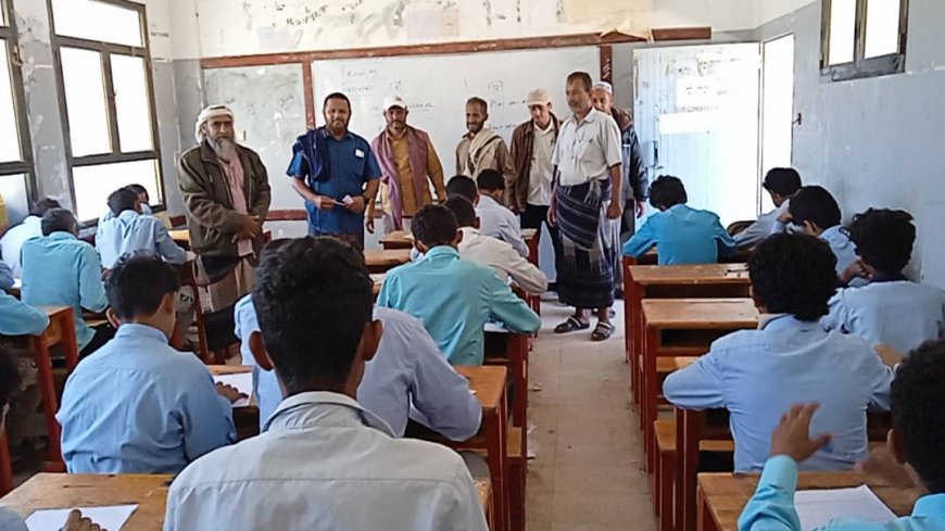 تدشّين امتحانات الفصل الدراسي الأول للعام 2025–2026 بيافع سرار