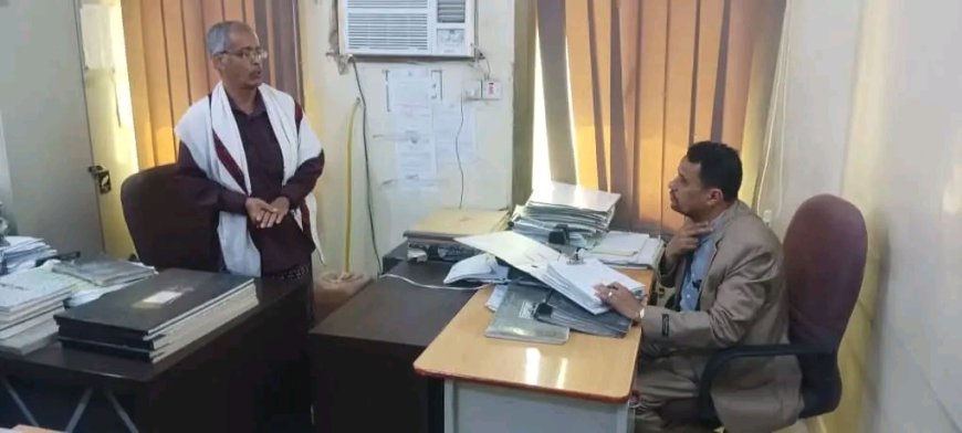 القاضي فؤاد لرضي يتفقد سير العمل في النيابات الابتدائية بمديرية سيئون