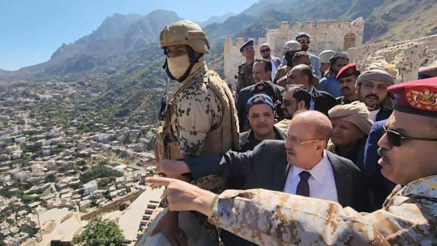 رئيس مجلس النواب يزور مدينة تعز للإطلاع على الأوضاع العامة للمدينة .