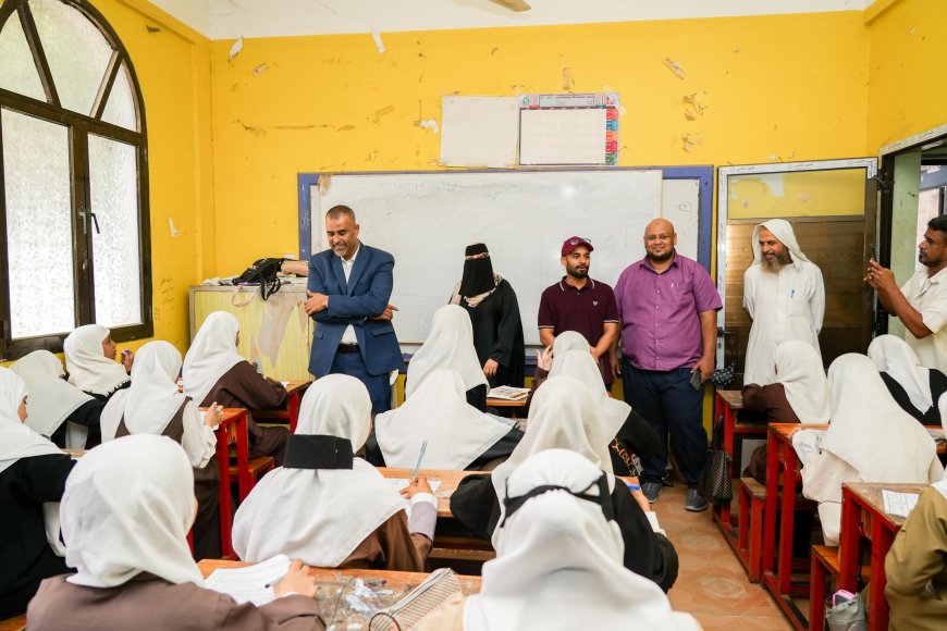 مبجر وبن جرادي يدشّنان اختبارات الفصل الأول في مدارس صيرة ويتفقدان مشروع مدرسة الطويلة
