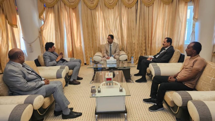 باعوم يلتقي مدير شركة النفط فرع وادي حضرموت