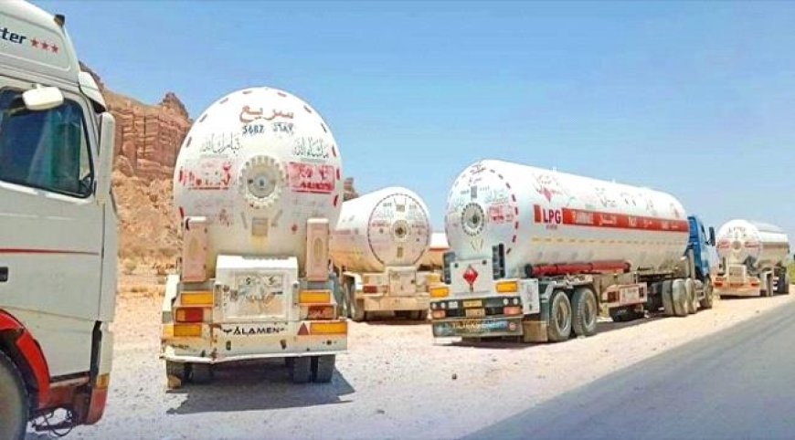 اتفاق لمرور قاطرات الغاز إلى عدن بعد رفع القطاع القبلي في مأرب