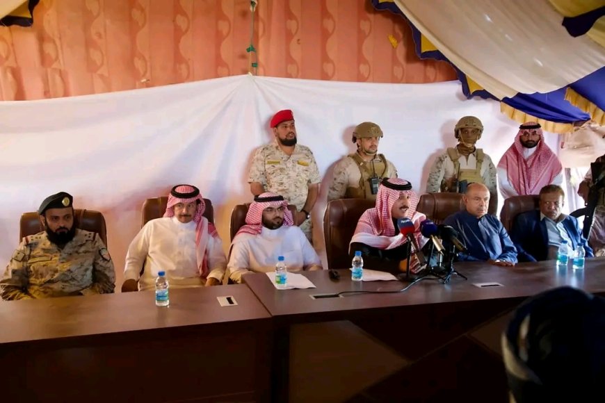 الوفد السعودي يلتقي مشايخ ووجهاء وأعيان الوادي والصحراء