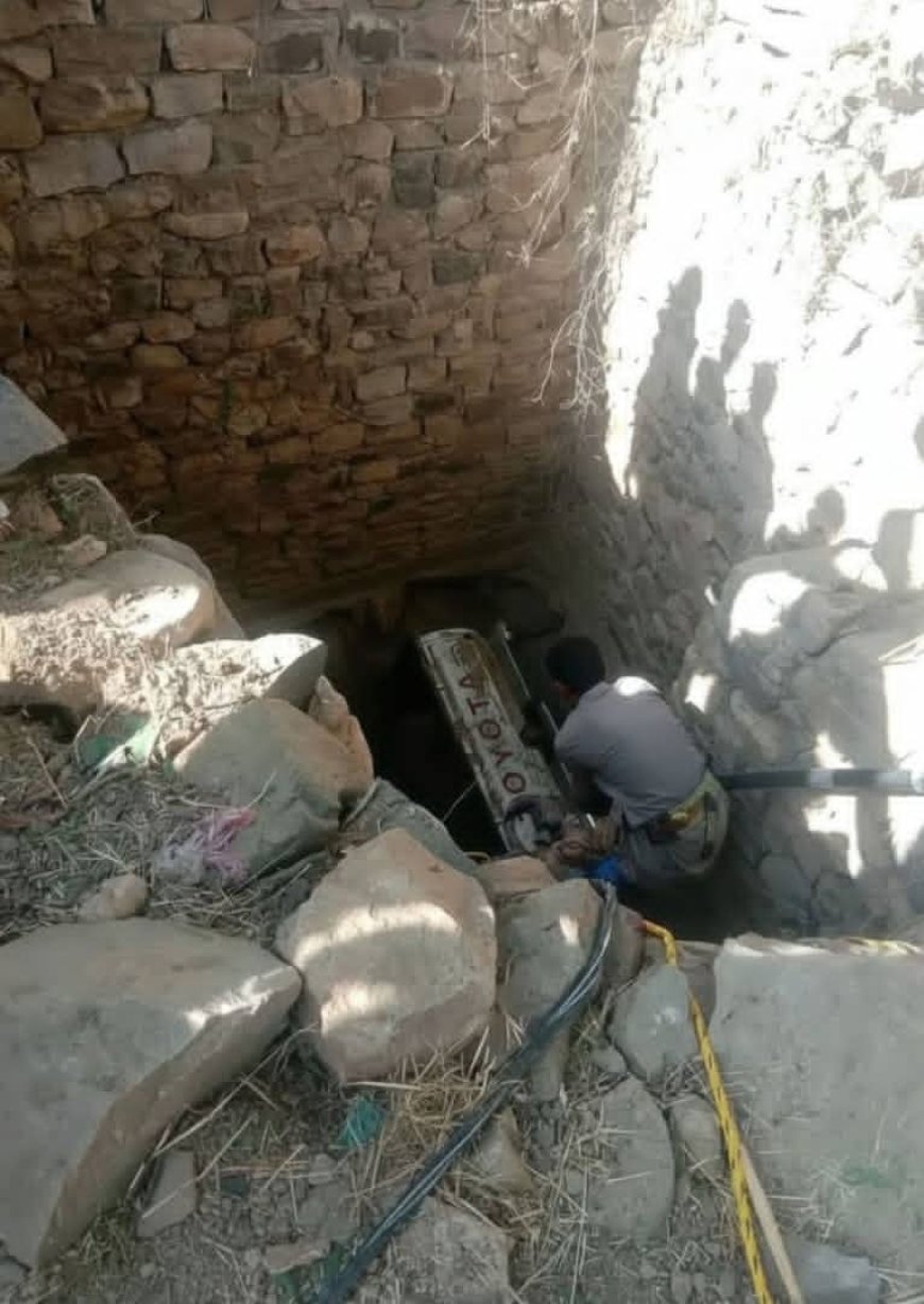 حجة.ضحايا جراء سقوط سيارة في بئر بمديرية كشر.