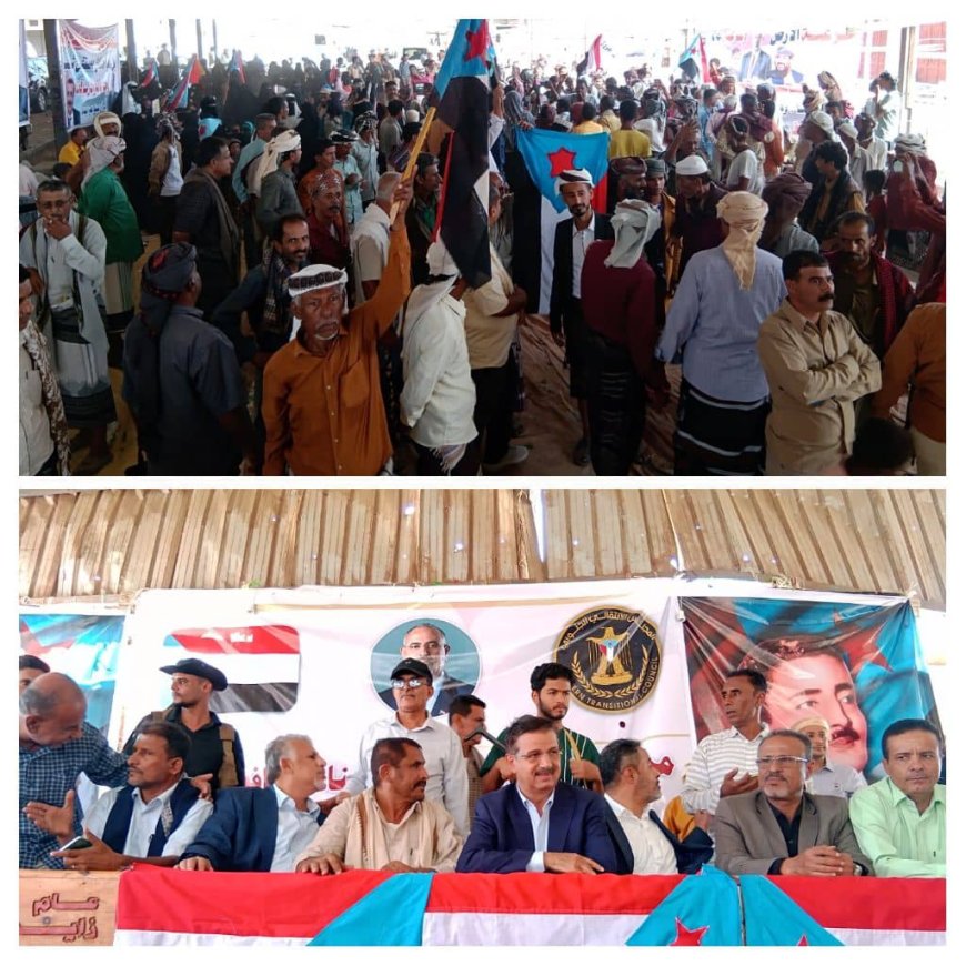 زنجبار تتوهج بصوت الجنوب: الاعتصام المفتوح في أبين يتجدد بنداءات الاستقلال والسيادة