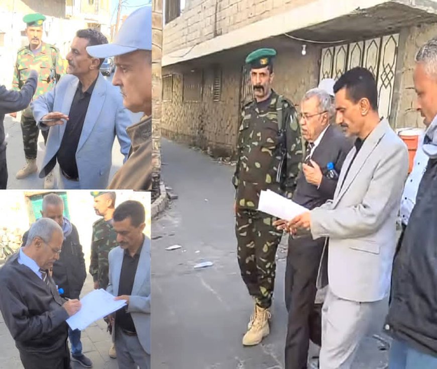 تعز..«المشمر» يسلّم موقع مشروع ترميم الرصف الحجري في شارع المطافي إيذانًا ببدء التنفيذ