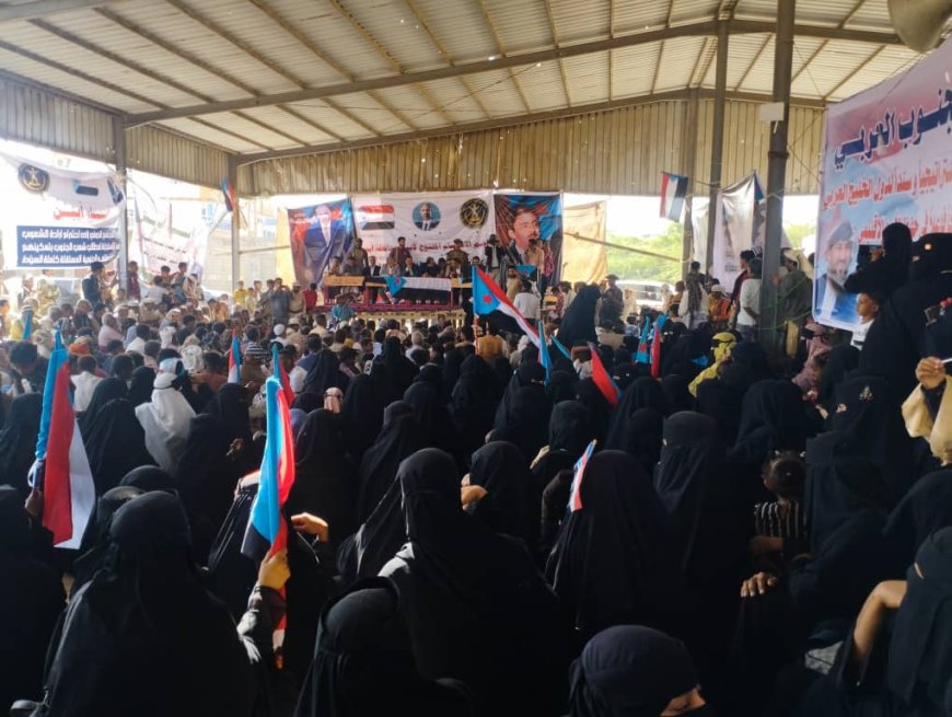 حرائر أبين الماجدات يطالبن باستعادة الدولة الجنوبية