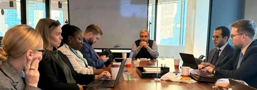 ممثل المجلس الانتقالي في نيويورك يلتقي ممثلي بعثات دول مجلس الأمن الدولي